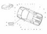 400010366m Lamborghini Genuine Gallardo Spyder Liquid Brakes Nameplate