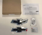 42475530 Gm Chevy Front Rear Black Bowtie Emblem Kit Oem