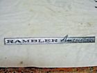 4481199 Amc Rambler American Motors Trunk Lid Tailgate Name Plate Emblem