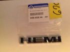 4806328aa Mopar Black And Chrome Hemi Nameplate New Oem