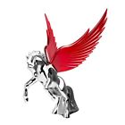 48393 Kns Accessories Hood Ornament Fighting Stallion Chrome Windrider Wings