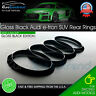 4ke8537423q7 Audi Etron Rear Rings Gloss Black Emblem For Suv Trunk