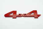 4x4 Red Logo World For Rear Tailgate Tail Gate 608033260752