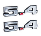 5.4-s X2 Factory Muscle Parts Ford Mustang Stroker Engine Emblems Chrome Red