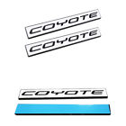 5101-14x2 Amp Ford Mustang Gt Emblem Coyote Decal Badge White