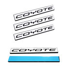 5101-14x3 Upr Ford Mustang Gt Emblem Coyote Decal Badge White