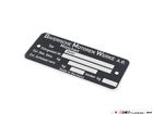 51144631012 Genuine Bmw Name Plate