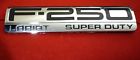 53c4-16b114-v-ca Ford Fomoco Lariat Super Duty Fender Emblem Oem Polished