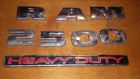 547890215476877 Mopar Dodge Ram Side Door Chrome Emblem Logo Badge Set