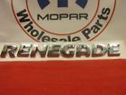 55157097ab Mopar Jeep Liberty Chrome Renegade Lift Gate Nameplate New Oem
