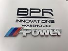 581201095 Eva Auto Parts Bmw Power Badge Trunk Fender Logo Chrome