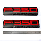 5c3z-16720-sa Oem Red Xlt Super Duty Emblems Badge For Ford Black