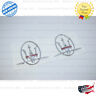 670005448 Maserati Quarterpanel Chrome Red Line Logo Emblem Badge Ghibli Quattroporte