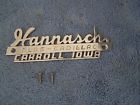67521488 Olds Nos Vintage Hannasch Cadillac Dealer Badge Metal Emblem Carroll