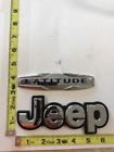 68203661aa Jeep Script Emblems Oem Chrome Rear Badge Hatch Cherokee Latitude
