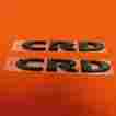 68228509aa Mopar 2014 Jeep Wrangler Black 2 Crd Emblem Nameplate Decal Oem