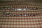 690b-16098 Ford Ranchero Fender Emblem Script Badge Chrome Set