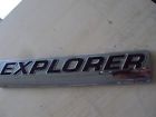 6l24-78001b46-aa Ford Explorer Nameplate Chrome Plastic Emblem Sticker Inch
