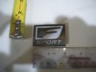 75362-30011 Lexus Sport Square With Letters Emblem Silver Oem Original Used