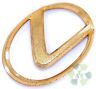 75441-33020 Lexus Gold Trunk Lid Emblem Nameplate Badge Oem Rear Script