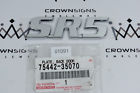 75442-35070 Toyota Nameplate Emblem Oem