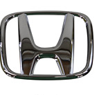 75700-tf0-000 Honda Genuine Accessories Civic Grille Emblem Silver Chrome