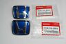 75701-s2a-000za 75700-s2a-000za Honda Genuine Front Rear Emblem Badge Blue