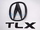 75722-tz3-a01 75701-tz3-a02 Honda Acura Tlx Black Carbon Fiber Emblem Set Rear Trunk