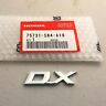 75731-s84-a10 Honda Accord Dx Emblem Badge Nameplate