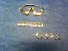 84894-ju40c 84894ju40c Infiniti Sedan Rear Trunk Deck Lid Chrome Emblem Set