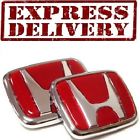 8518 Branded Red Honda Emblem Jdm Style Type Acura 665612008518