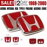 8679 Branded Red Honda Emblem Jdm Style Type Civic 665612008679