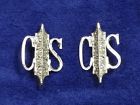 8787542 Oldsmobile Vintage Pair Of Cutlass Supreme Cs Roof Pillar Emblems