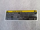88723-02230 Toyota Oem Corolla Servic Label
