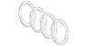 8j0-853-605-b-2zz Audi Genuine Emblem