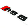 8t08537412zz 8t0 853 740 Unbranded Car Auto Abs Emblem Rs Gloss Black Logo Sticker