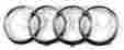 8t0853605 Genuine Audi Vw New Emblem Front Rings