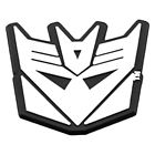 900487 Defenderworx Black And Chrome Decepticon Trunk Badge 644096993794