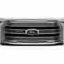92500 Putco F-150 Ford Emblem Black Pair Platinum Limited 2015-2017 010536925098