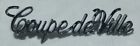 9981169 Cadillac Coupe Deville Roof Panel Emblem