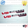 A2138179900 Oem Mercedes Biturbo Plus Fender Amg Emblem Red Black Logo