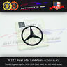 A2228170016 Sedan Mercedes Gloss Black Star Emblem Rear Trunk Lid Logo