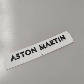 Jy53-001b40-aa Abs Aston Martin Script Badge Rear Emblem Glossy Black 1pcs
