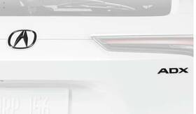 08f20-3bh-200c Acura / 08v24-3bh-200 Genuine Adx Black Emblem Kit - 2025