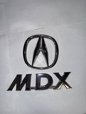75700-s3v-a01 Acura 2001 - 2006 Mdx Chrome Rear Tail Gate Emblem Logo Badge Symbol Nameplate