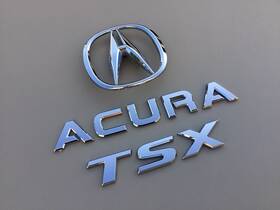 75701-tl2-a000 Acura 2009-2014 Tsx Trunk Emblem Rear Logo Name Plate Badge Set Oem