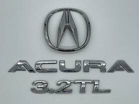 75722-s0k-a00 Acura 1999 - 2001 3.2tl Chrome Rear Trunk Lid Emblem Logo Badge Nameplate Sign