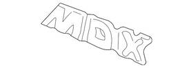 75722-s3v-a00 Acura Genuine Emblem Rear Mdx