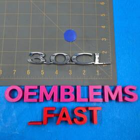 75731-ss8-a00 Acura 1997-1999 3.0 Cl 3.0cl Oem Factory Chrome Rear Trunk Deck Hatch Emblem