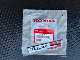 75732-31m-a01 Acura Genuine Oem 2024-2026 Integra 5dr Fttype Sft Rear Nameplate Chrome Emblem